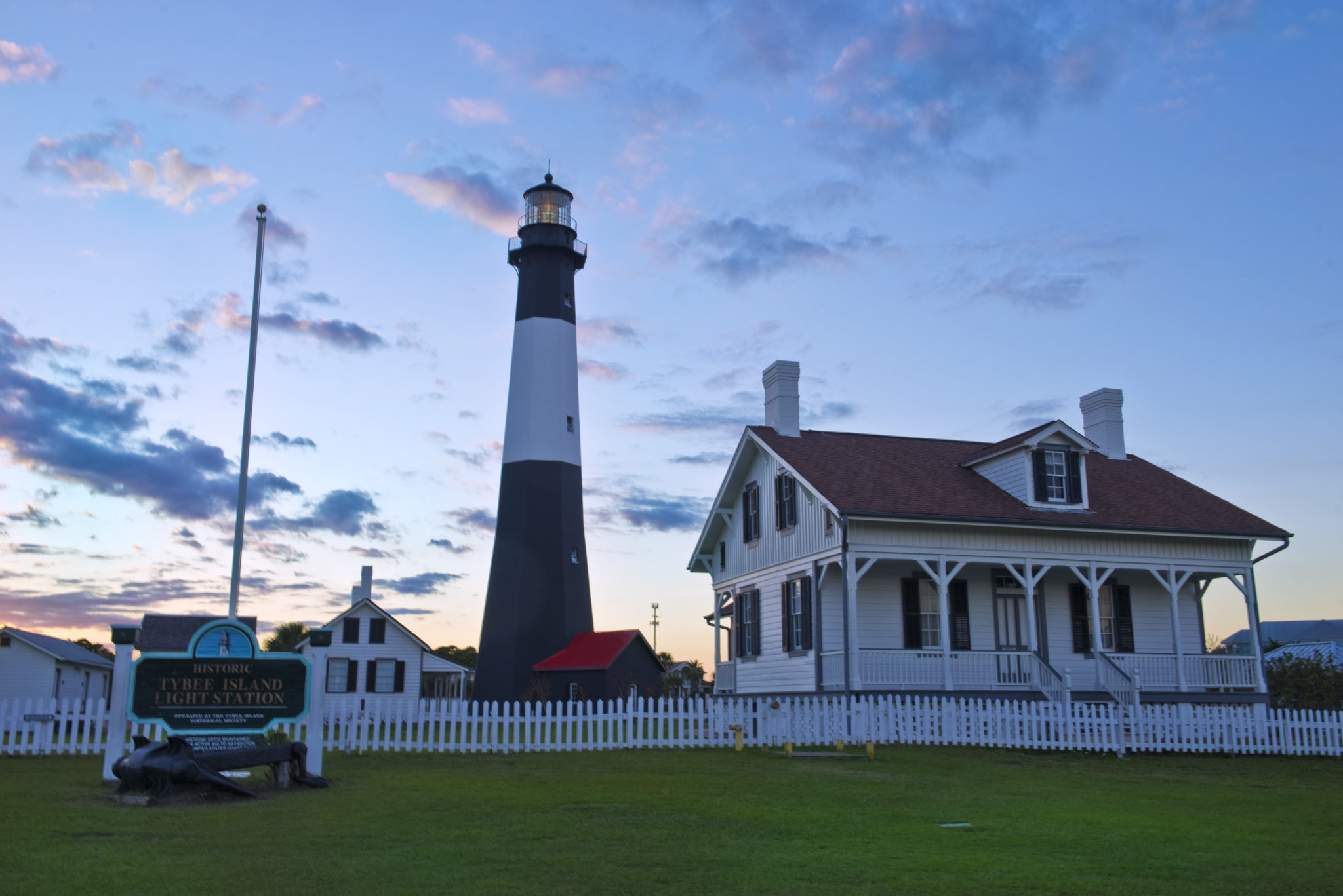 Sunset at the Tybee Island Lighthouse